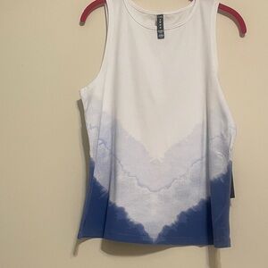 Wildfox Blue and White Tank Top